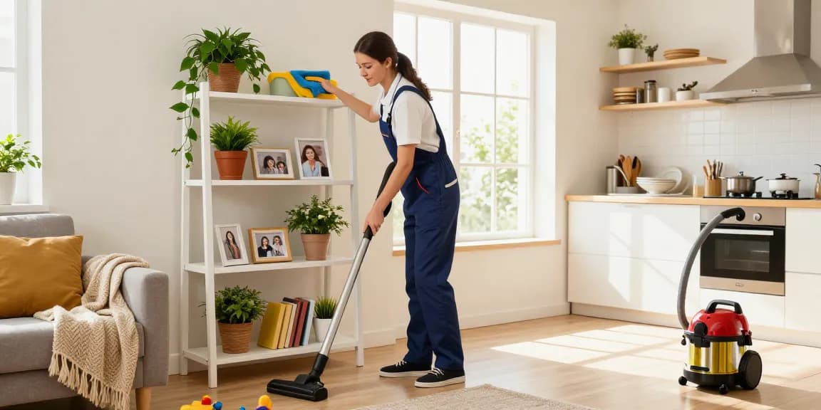 Read more on our blog about effective cleaning methods in a bright living room.
