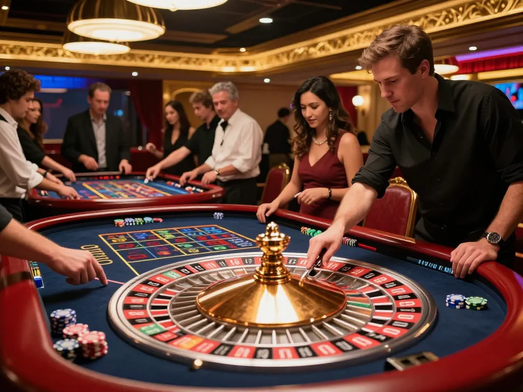 Players at 789BET engaging in live roulette, capturing the excitement of gambling on bags168.