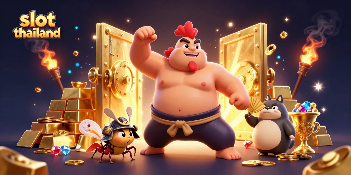 Menggali slot thailand dengan kemenangan super di atas tumpukan emas dan perhiasan berkilau.