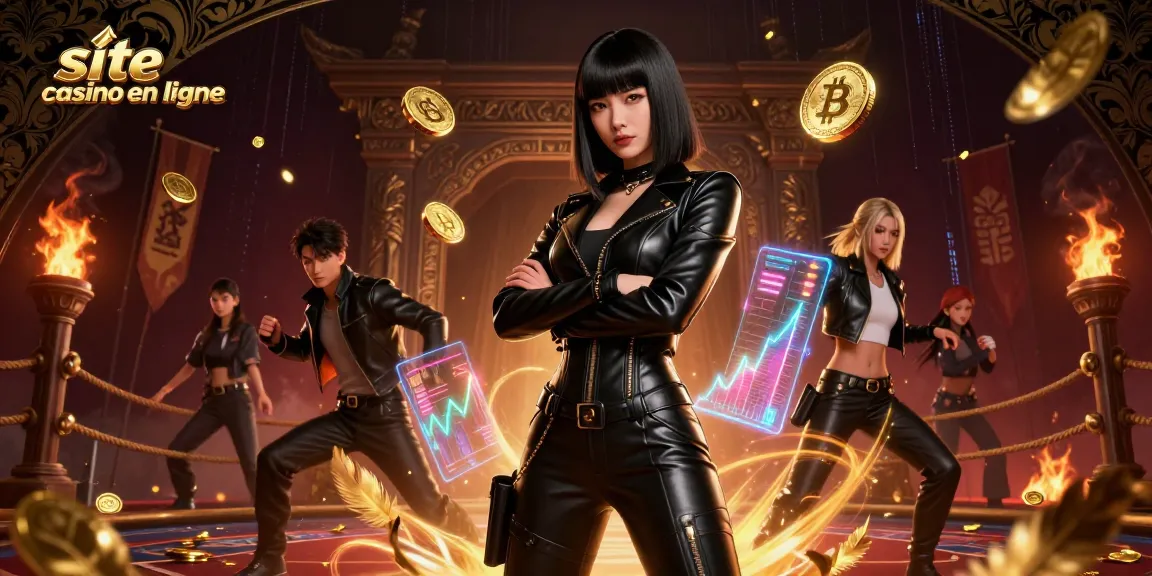 Vivez une action palpitante sur un site casino en ligne dynamique avec des personnages captivants et des éléments de casino.