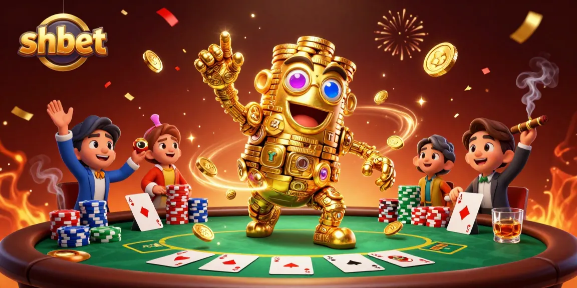 Experience the thrill of shbet casino gaming with golden golem, vibrant poker layout, and dynamic energy.