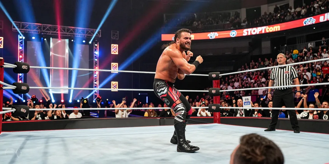 MJF showcases his wrestling prowess in a high-octane match, embodying the spirit of wwe mjf.