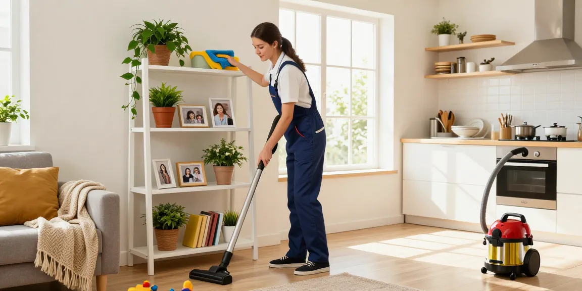 Read more on our blog about effective cleaning methods in a bright living room.