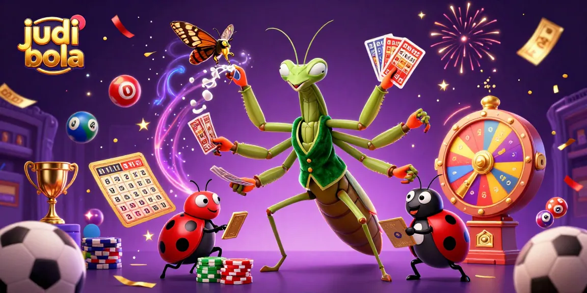 Place strategic bets in judi bola with a vibrant scene of sports elements and dynamic energy.