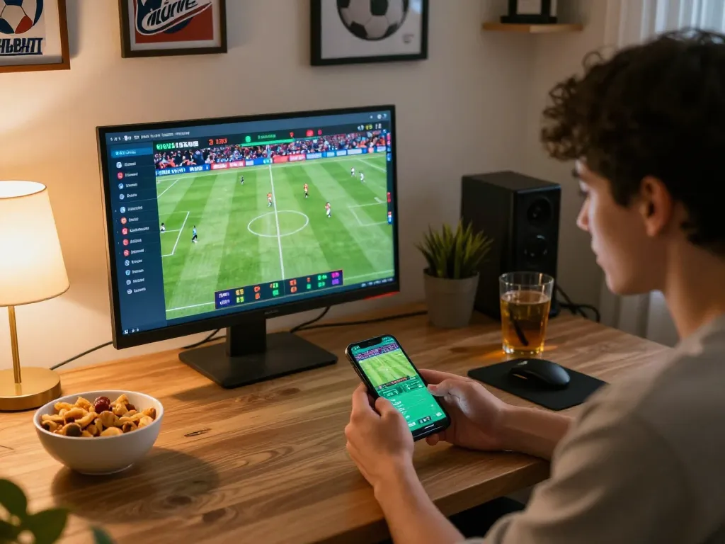 Experience the thrill of keonhacai with real-time sports betting on a smartphone during game day