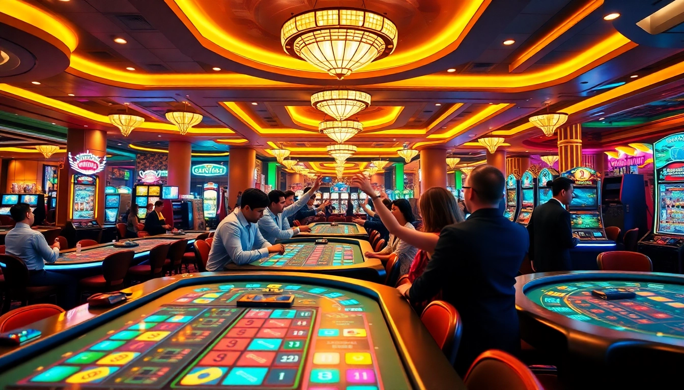 Experience the thrill of GEEK THC at a vibrant casino with lively gaming tables.