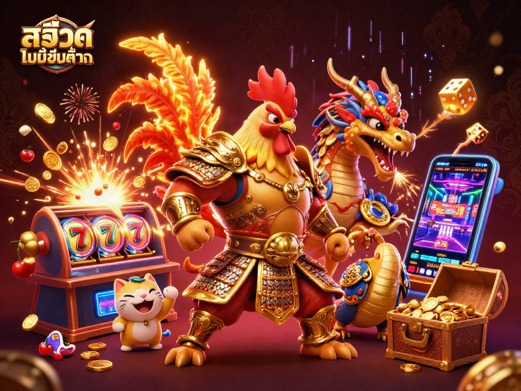 Experience explosive jackpots with สล็อตไม่มีขั้นต่ำ as fiery warriors celebrate casino thrills.