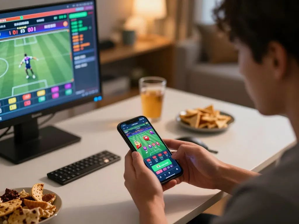 Engage in đánh đề online action by placing bets on your favorite team through a smartphone betting app.