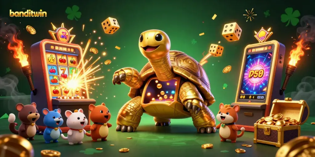 Menghadirkan sensasi slot dengan banditwin, kura-kura emas pinball dan jackpot yang menggemparkan.
