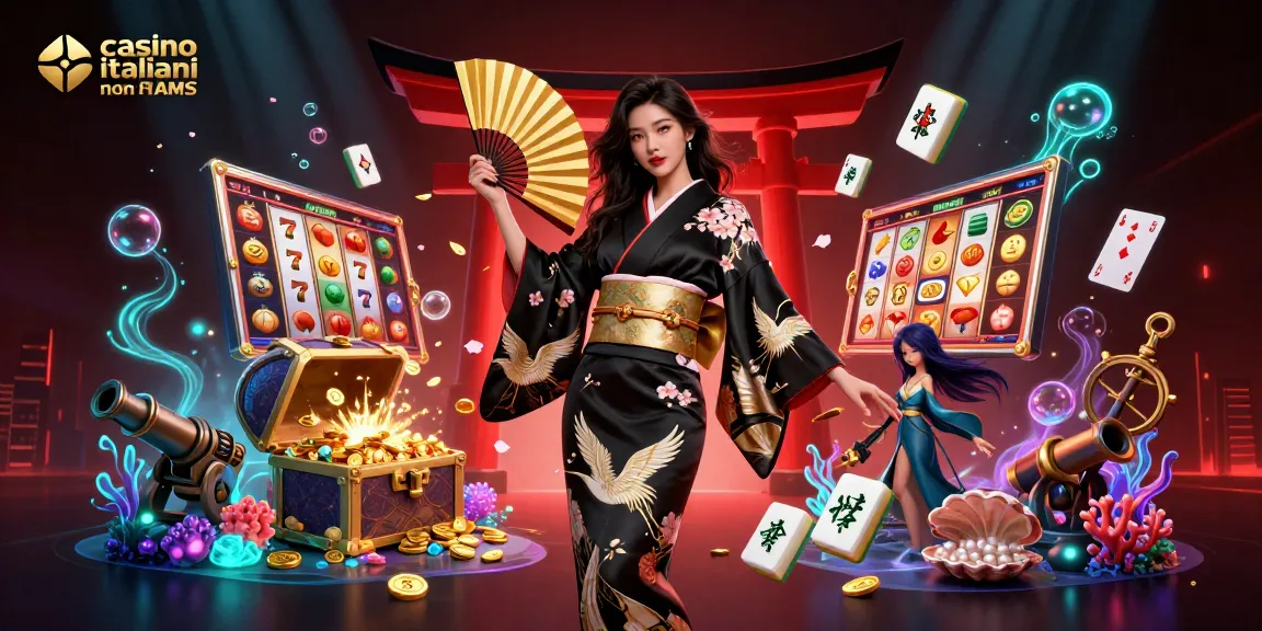 Vivi emozionanti sessioni di gioco nei casino italiani non AAMS con rulli delle slot flottanti e un'atmosfera elegante.