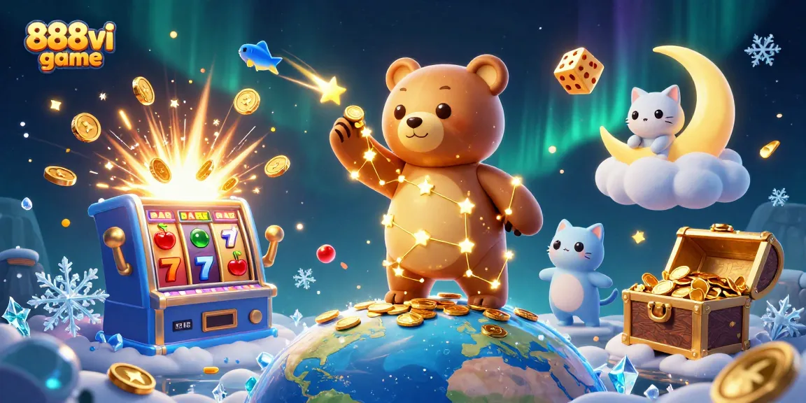 Experience the excitement of the 888vi game with a vibrant, rich 3D casino scene full of thrilling elements.