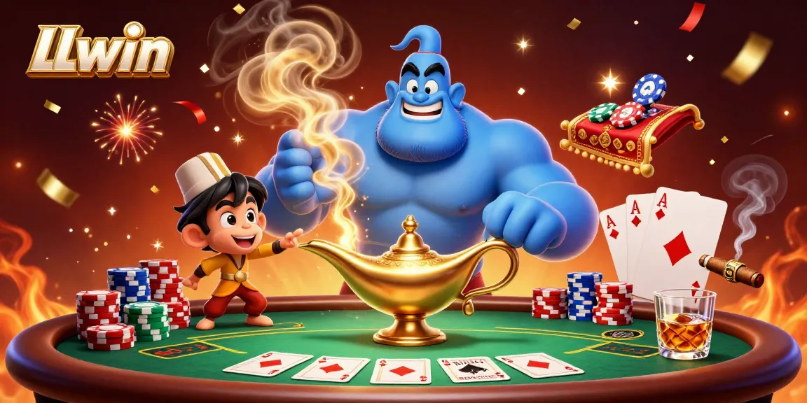 Experience thrilling gameplay and big wins at LLwin with exciting poker action and magical elements.