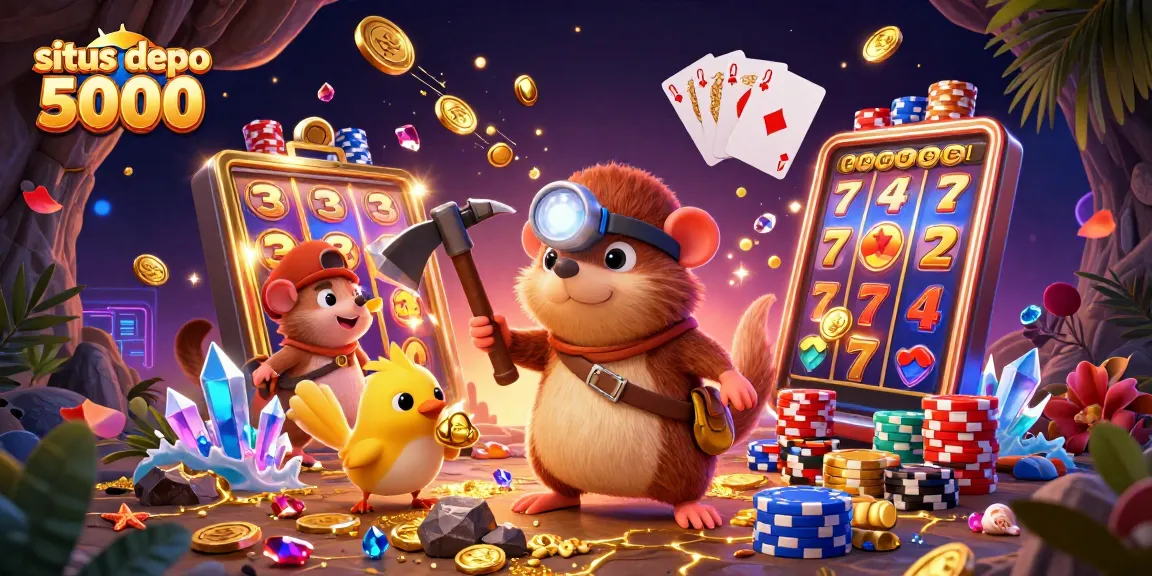 Menangkan jackpot situs depo 5000 dengan slot yang menguntungkan dan penuh warna.