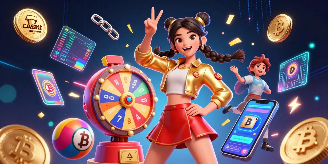 Scena entusiasmante che mostra nuovi casino non aams con una vivace donna asiatica e elementi di gioco colorati.