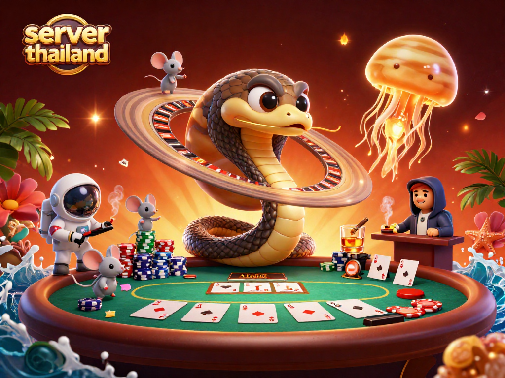 Experience exciting gameplay in server thailand with astronaut mice betting on a cosmic roulette wheel.