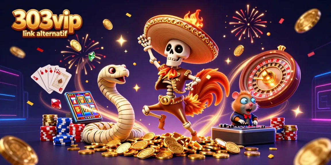 Claim big wins with 303vip link alternatif in a vibrant online casino celebration!