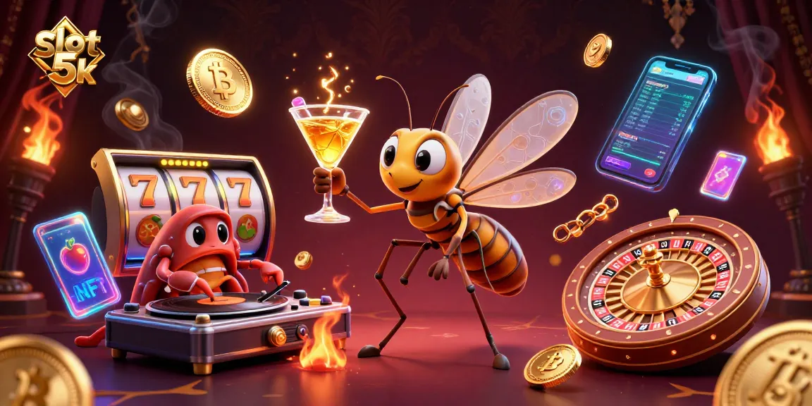 Spin to win big with slot 5k in this vibrant casino-themed 3D illustration.
