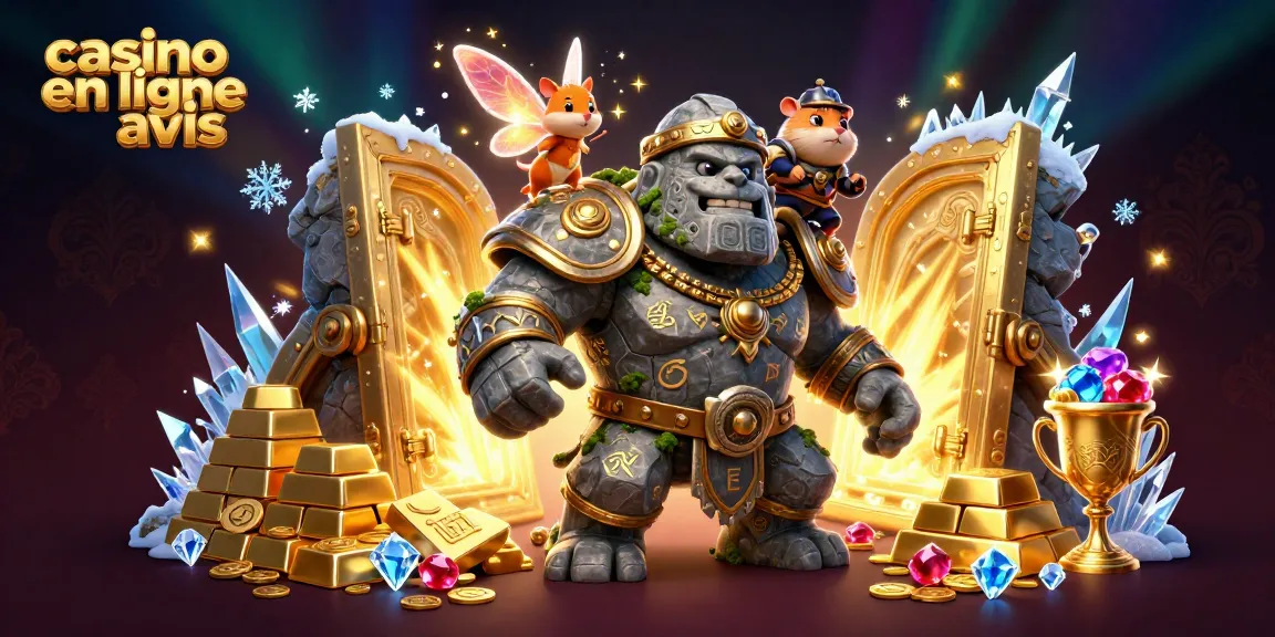 Rejoignez l'aventure du casino en ligne avis avec un golem magique et des trésors