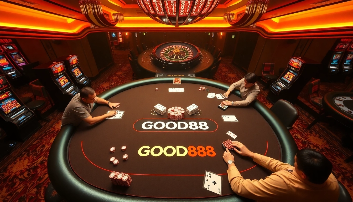 Experience the excitement of GOOD88 with vibrant tables and diverse gaming options.