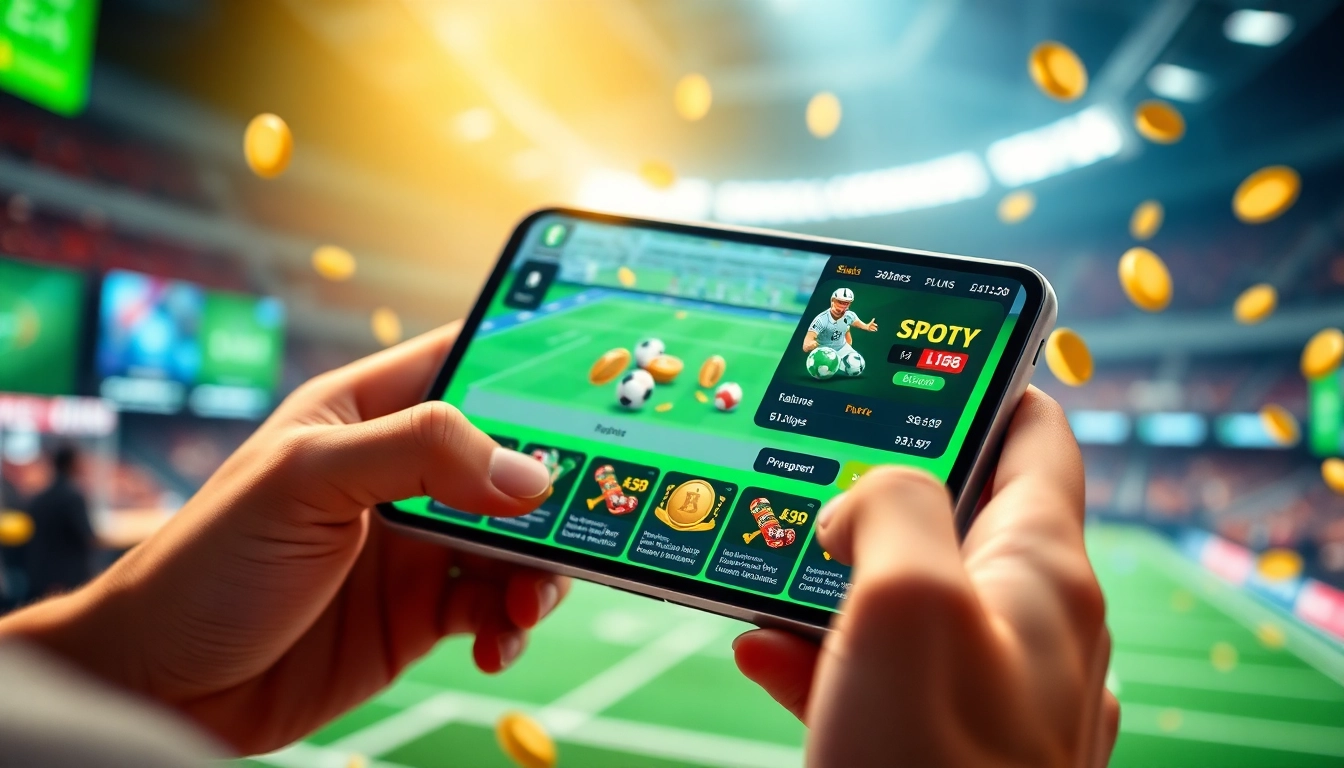 Engaging user experience with the DU88 online betting app interface featuring sports betting and gaming options.