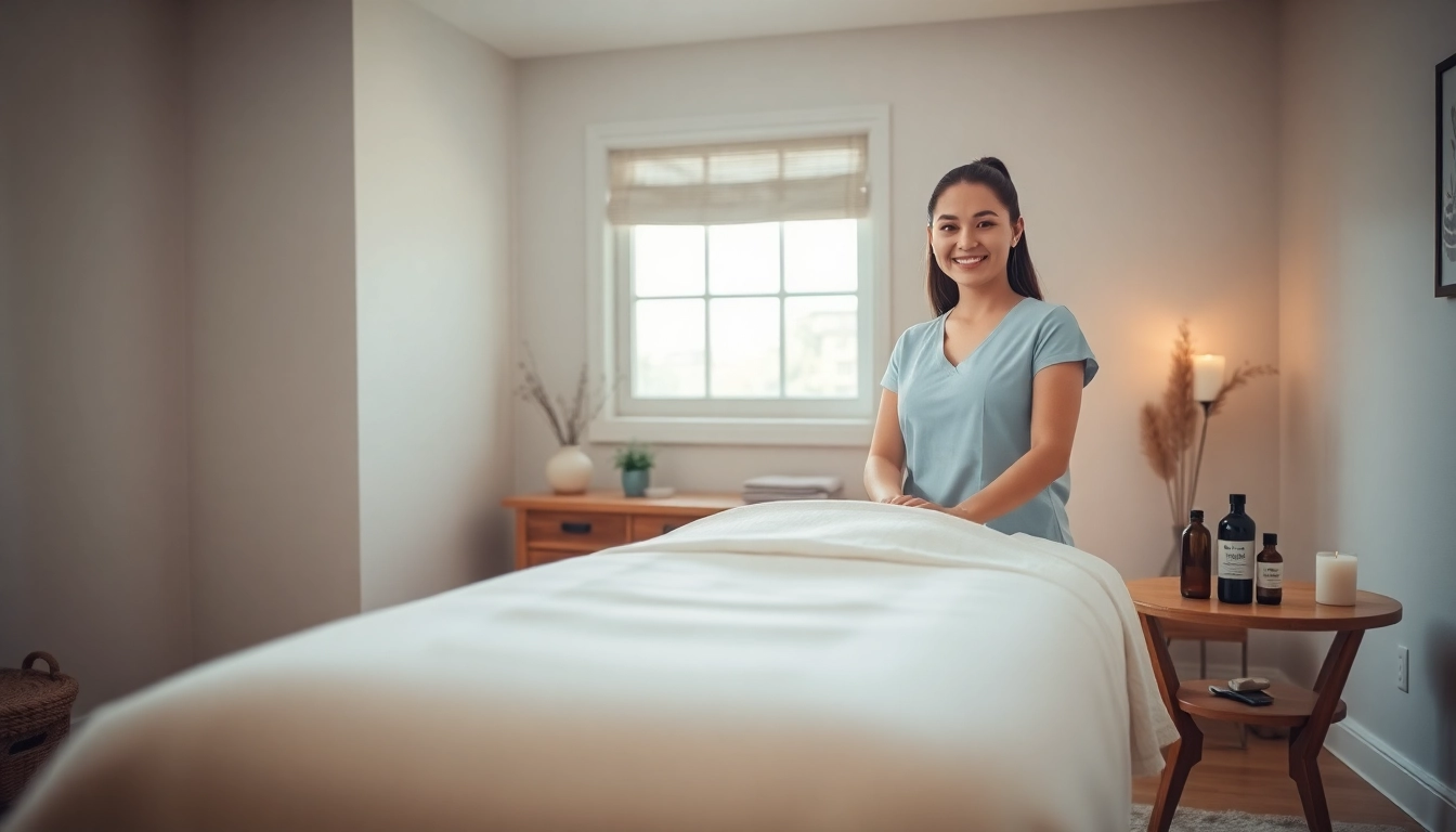 전문 치료사와 함께하는 오산출장마사지의 편안한 가정 마사지 환경.