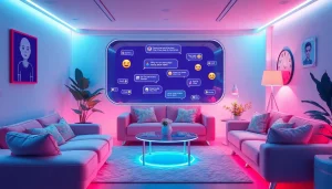Experience engaging chat with free nsfw ai characters in a cozy, futuristic setting.